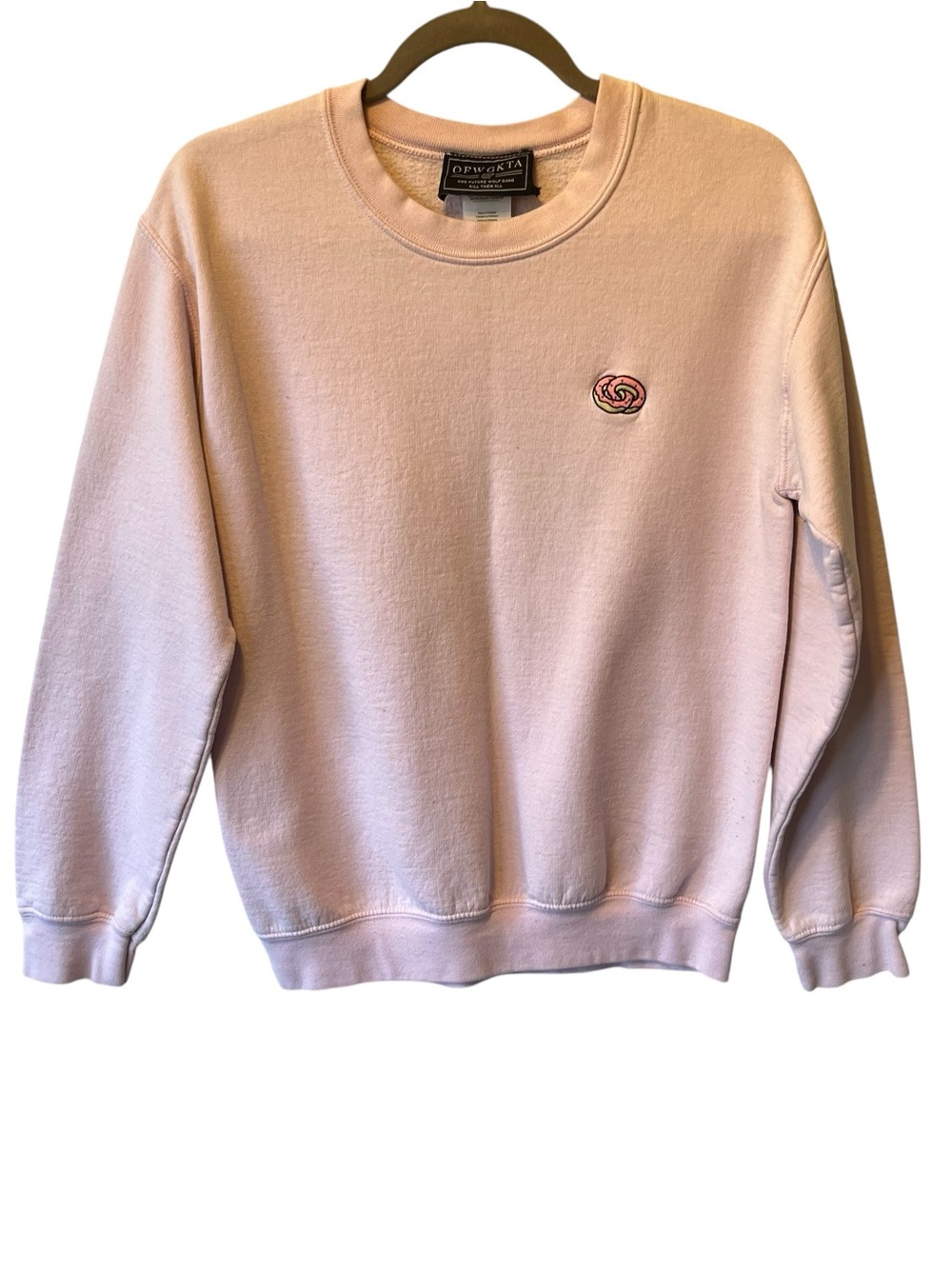OFWGKTA Odd Future sweatshirt S Pink Donut logo Crewneck pullover Mens Unisex